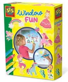 SES Creative Window Reusable Markers & Stickers - Princess World