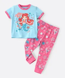 Babyqlo Mermaid Glow In The Dark Pyjama Set - Blue