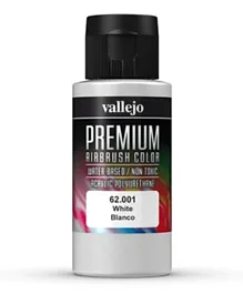 Vallejo Premium Airbrush Color 62.001 White - 60mL