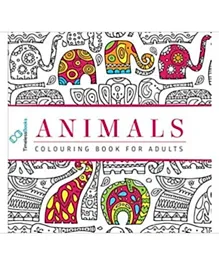 Pegasus Animals Colouring Book For Adults - English
