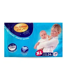 Ace Sabaah Natural Baby Diapers Size 5 - 24 Pieces