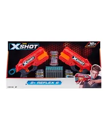X-Shot Excel Reflex 6 Double Pack - Multicolor