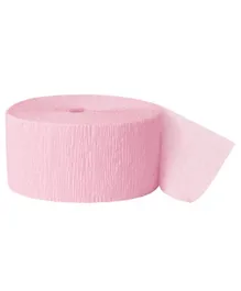 Unique Crepe Streamer Pack of 1 - Pastel Pink