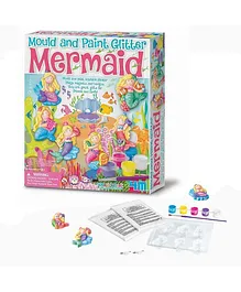 4M Mould & Paint Glitter Mermaid Kit