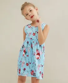 SAPS One Piece Frock - Blue