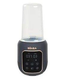 Beaba Multi Milk Bottle Warmer LCD Display, Adjustable Time, Quickly Heat The Bottles​, 13 x 30 cm, 0 Months+ - Blue