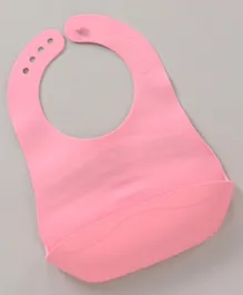 Babyhug Foldable Bib - Pink
