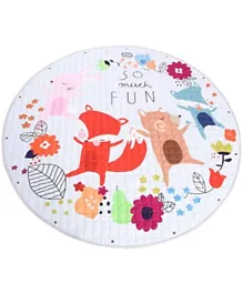 Home Canvas Kids Play Mats Fox - Multicolour