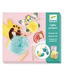 Djeco Fairy Pompoms - Multicolour