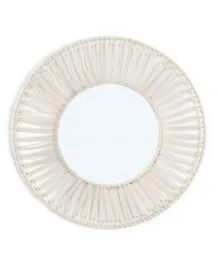 PAN Home Syndril Macrame Round Mirror - Natural