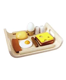 Plan Toys Wooden Breakfast Menu Multi Color - 11 Pieces