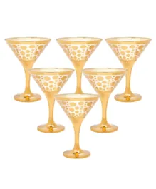 GLASSTAR Martini Glass Set - 6 Pieces