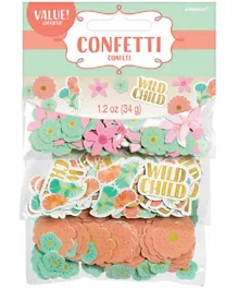 Party Centre Boho Birthday Girl Confetti Value Pack - 34g