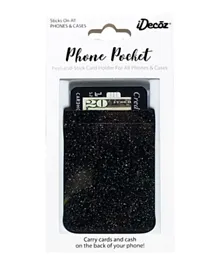 IDecoz Phone Pockets Black Glitter
