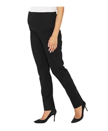 Mums & Bumps Angel Maternity Fitted Work Pants - Black