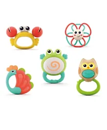 Animal Orchestra Rattle Multicolor - 5 Pieces
