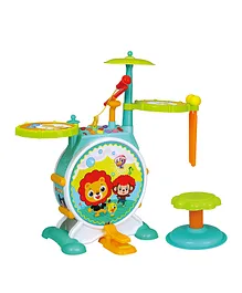 Fab N Funky Banging Bopping Drum Set with Music & Light
