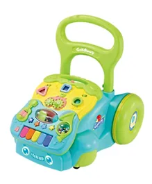 Goodway Musical Baby Walker with Remote Control - Blue & Green
