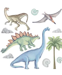 Paper Crew Dinosaur World Wall Stickers - 5 Pieces