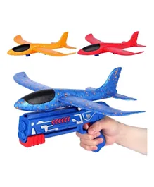 Mumfactory Airplane Toy With Launcher - 4 Piece