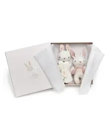 ThreadBear Design Baby Bunny Gift Set - Cream