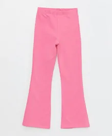 LC Waikiki Elastic Waist Spanish Leg Pants - Pink