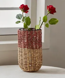 HomeBox Splendid Metal Wired Cylindrical Vase