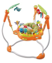 Konig Kids Baby Jumper Jungle Activity Center Jumper - Orange