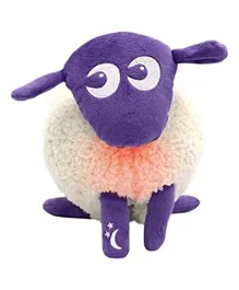 Ewan The Dream Sheep Deluxe Purple Battery Operated Plush Toy - 17 cm