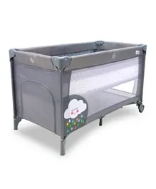 ASALVO Travel Cot Smooth  - Clouds