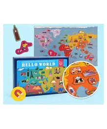 Mideer Hello World Magnetic Puzzle - 148 Pieces