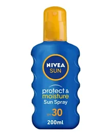 Nivea Sun Protect & Moisturizing Spf 30+ Spray - 200mL