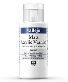 Vallejo 26.518  Permanent Matte Varnish - 60ml