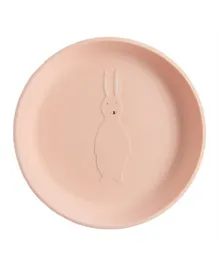 Trixie Mrs. Rabbit Silicone Plate - Pink