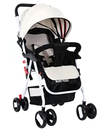 Baby Plus Baby Stroller - White
