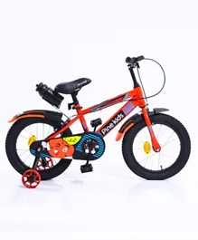 Pine Kids Rubber Air Tyres 99% Assembled Bicycle with 16 Inch Wheels - Red