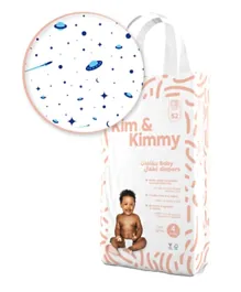 Kim & Kimmy Space Travel Diapers Size 4 - Pack of 52