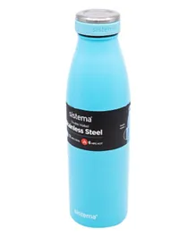 Sistema Stainless Steel Water Bottle L Blue - 500 mL