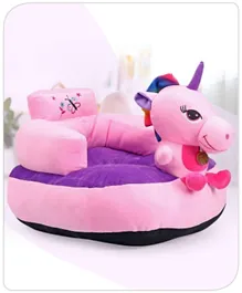 Babyhug Unicorn Shaped Sofa Chair - Pink