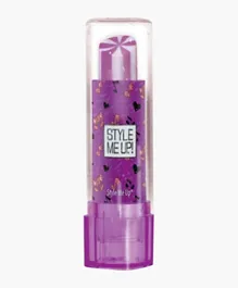 Style Me Up Scented Lipstick Shaped Eraser - Purple