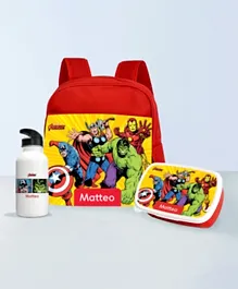 Essmak Personalized Backpack Set Avengers 2 - 11 Inches