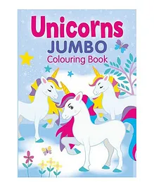 Unicorns Jumbo Colouring Book - English