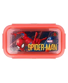 Marvel Rectangular Hermetic Spider man Graffiti  Lunch Box - 250 ml