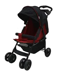 Baby's Club Comfort 3 - Wheel Stroller With Backrest Seat - Red