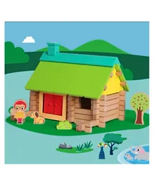 Iwood Wooden Cabin in the Woods - Multicolor