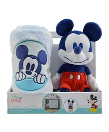 Disney Mickey Mouse Soft Baby Blanket With Fluffy Toy