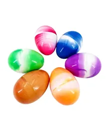 Party Magic Easter Filler Eggs Marble Colour Pack of 6 - Multicolor