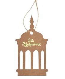 Eid Party Eid Mubarak Lantern Gift Tags - 10 Pieces