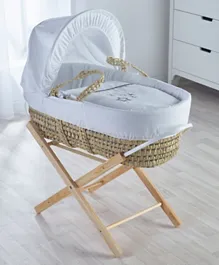 Kinder Valley Wish Upon A Star Palm Moses Basket - White