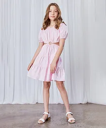 Bardot Junior Elliot Mini Cut Out Dress - Soft Pink